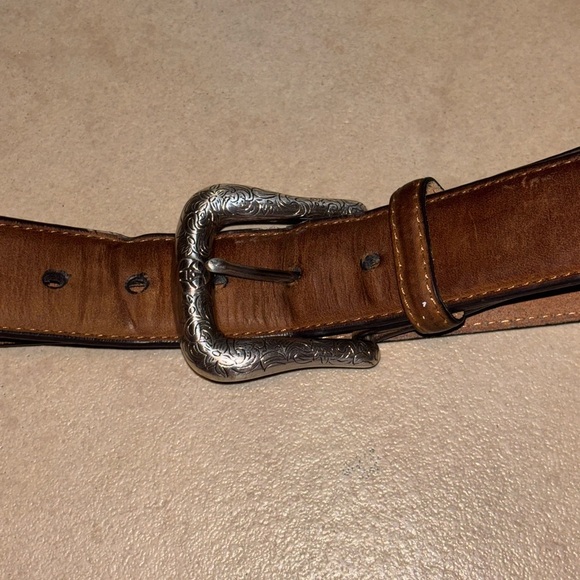 Ariat Brown Burnished Leather Belt 38 main image 7